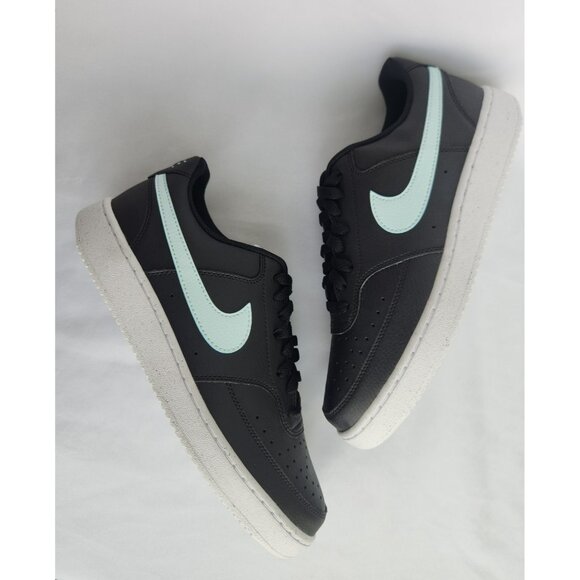 9 MEN\'S NIKE COURT VISION LOW NEXT NATURE BLACK BLUE DH2987-006 SNEAKERS main image 9